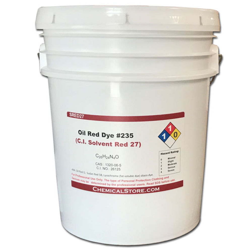 Solvent Red 27, Sudan Red 5B, Sudan Oil Red O, 60 Grams