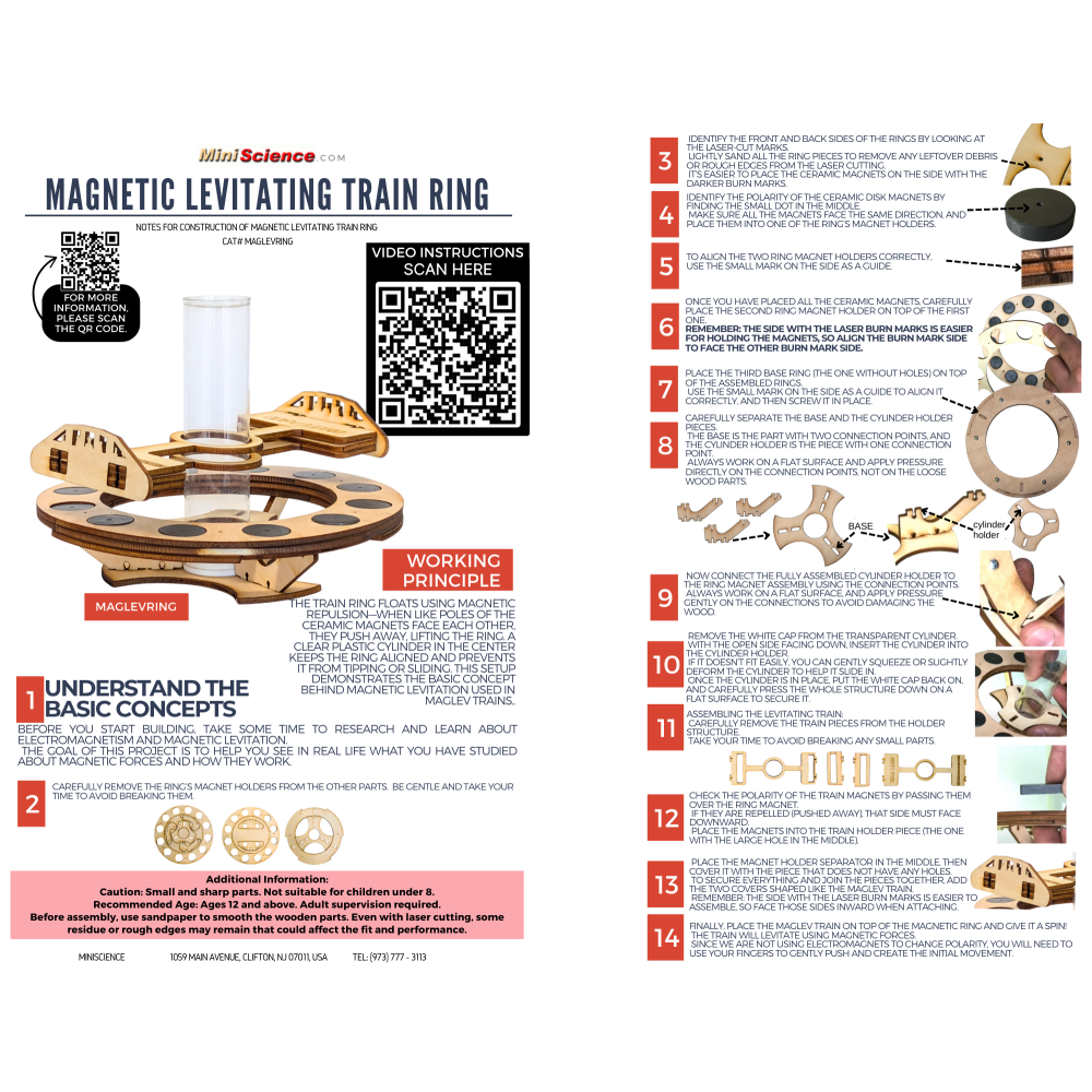 Magnetic Levitating Train Ring